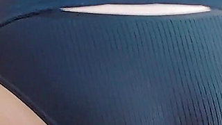 POV My Ass with Black Panties Causes Multiple Shots of Milk Before I Leave for Work