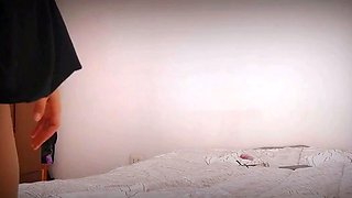 College teen gets a hardcore BDSM fuck from a friend.