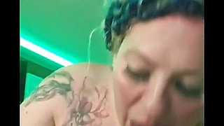 Slutty Swinger Sucks Some Dick in the Club