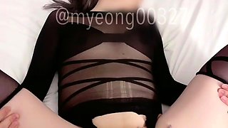 Lesbian slave subjected to merciless strapon domination