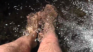 Rushing Water Against My Hirsute Legs