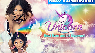 Submissive Unicorn Hazel Heart Surrenders to Couple Liv Revamped and Dorian
