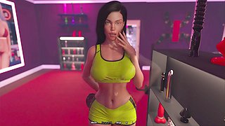 Big tits, animated cartoon, mummy