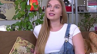 Blonde doll milks with gigantic all-natural tits
