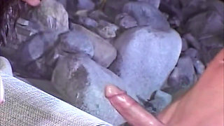 Busty MILF Bitch Takes Deep Anal by the Pool