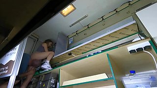 I asked my hostess to make me a ciggie but she looks so marvelous in this mini microskirt that I had to have fun with her muff at least just a lil bit