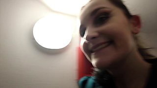 Party teen blowjob cumshot