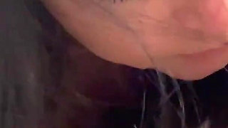 Two Cameras View When She Spanking Hard My Ass One View on My Ass One I Keep and Make Selfie Video