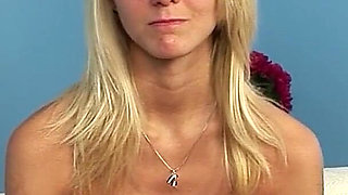 Sexy blonde skinny teen Candy licked and banged by stepdad