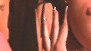 Lingerie&sex Scene-2 DP Orgy at a Costume Party with Beauties in Lingerie