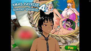 Xmas Payrise 4: Summer Vacation - Two Beautiful Woman with Massive Tits and Perfect Ass Want Sex