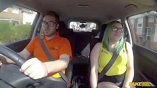 BBW Fake Driving School Orgy - Sex Party Newbie Test with Ryan Ryder & Estella Bathory