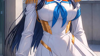 Anime girls dancing