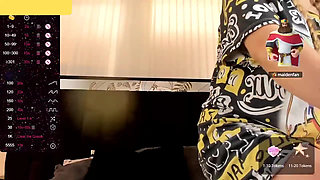 Student Next Door Fingering Ass, Orgasm with Toy