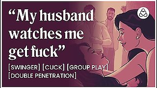 Fucked In Front Of My Husband At A Swingers Club [asmr Porn For Women] - Erotic Audio