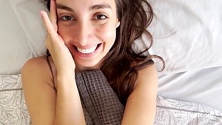 A day in the life of sizzling brunette Ana B