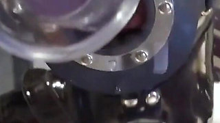 Mz20 - the Girl in Latex Clothing Locked in a Glass Room