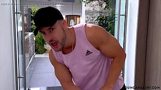 Hooking up with thick blonde gym babe Marian Franco