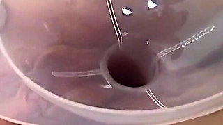 Hot Asian with Huge Fake Tits Sucks and Rides Big Cock Hardcore!