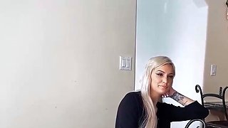 Blonde Milf Enjoys Stepfantasy Threesome