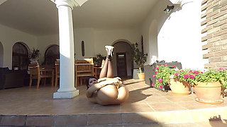 Lady Dee Is in the Garden Naked Showing Us Her Dirty Pussy That She Wants Fucked
