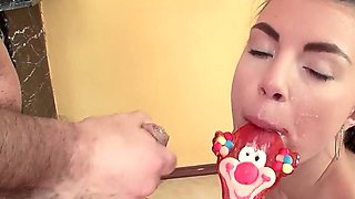 The casting director has his way with Angelline