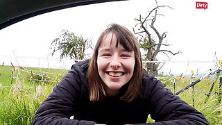 German Street Pickup Blowjob