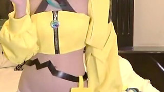 Cosplay Mood Explosion. E Cup Beauty Turns Playful Energy Into a Dangerous Private Performance Completely.angle2