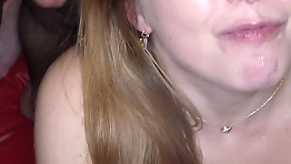 Dirty Chicks From the UK Getting Sprayed with Cum