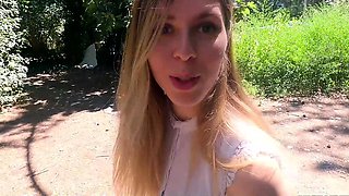 Gorgeous Blonde Russian Teen Fucks A Stranger From The Park