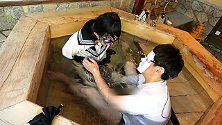 Dripping Uniform, Restrained in a Bathtub, off-campus Lesson