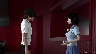 Hentai Sex College 2nd Semester Part 1 - Hentai Cutie Gets Creampied on Her First Day Back
