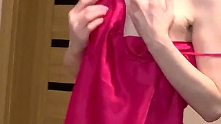 A Quick Striptease with a Display of My Skinny, Petite Body