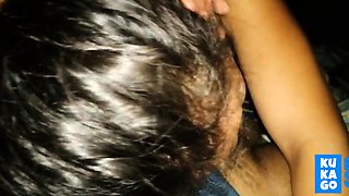 Cute brunette's kinky BDSM blowjob and fisting POV