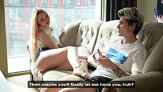 How Did He Not Notice? Cheating on My Stupid Husband in the Next Room