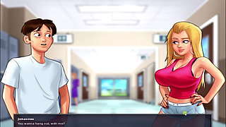 Summertime Saga - Maria got spanked by the nun