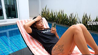 Big ass Thai GF in dirty homemade sex tape