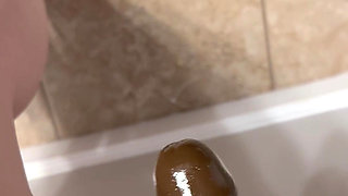 I love this huge BBC dildo