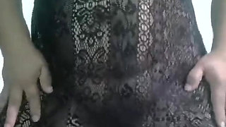 Sexy Filipina Milf Sexy Striptease In Black