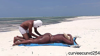 Massage Naked on a Beach
