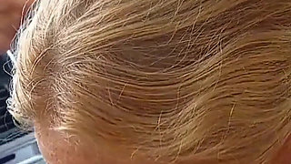 Amateur Blonde Mature Wife Enjoys Oral and Foot Worship