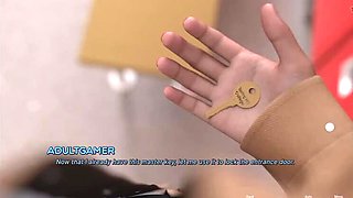 Mind Control College Girl: Desi Teen Undresses in School Bathroom Fuck