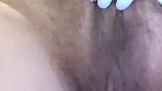 Close up Pissing From Hairy Pussy Hole