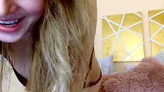 Solo with perfect big boobed blonde Alexis Ford