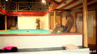 Talitha Fucks Damian by the Pool