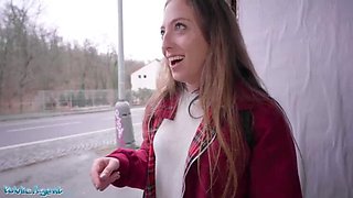 Spanish Teen Venom Evil Gets Public Fuck by Michael Fly & Martin Gun - Blowjob & Doggystyle