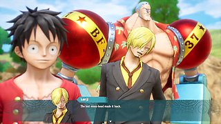 Naked mod gameplay of One Piece Odyssey featuring big ass Nami