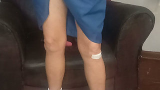 Hot 19 Year College Girl Play with Pink Vibrator After College