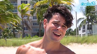 Blonde Teen With Massive Natural Tits And Curvy Beach Body In Tiny Bikini Abducted By Stranger For Savage