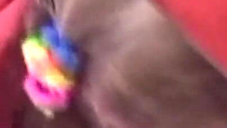 Young Lipstick Lesbians Share Intense Toy Play and Tongues